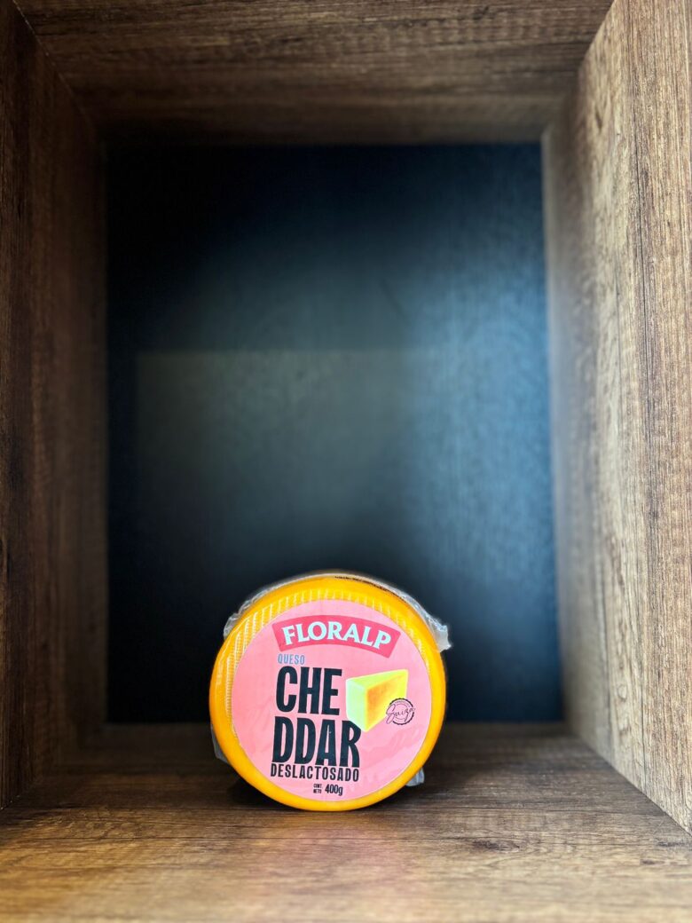 CHEDDAR DESLACTOSADO 400G FLORALP
