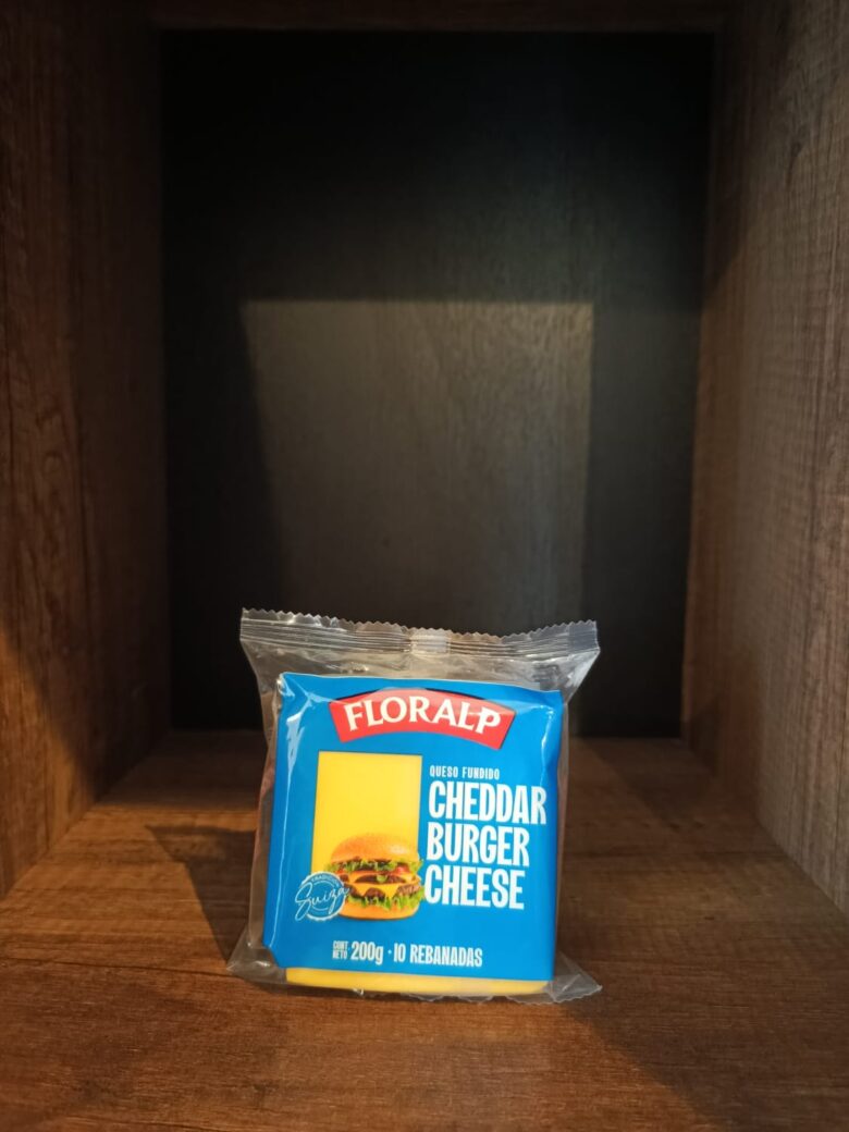 CHEDDAR BURGER CHEESE 200G FLORALP